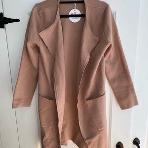 Anrabees Tan open front cardigan
